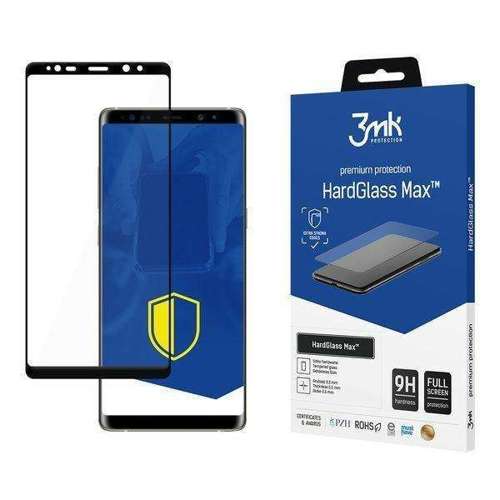 3MK HardGlass Max Sam N960 Note 9 czarny/black, FullScreen Glass