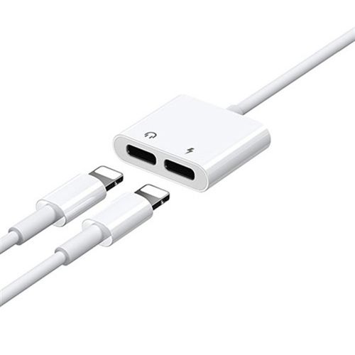 Adapter iPhone Lightning na 2x iPhone Lightning przejściówka JOYROOM Ben Series Apple (S-Y104) biały