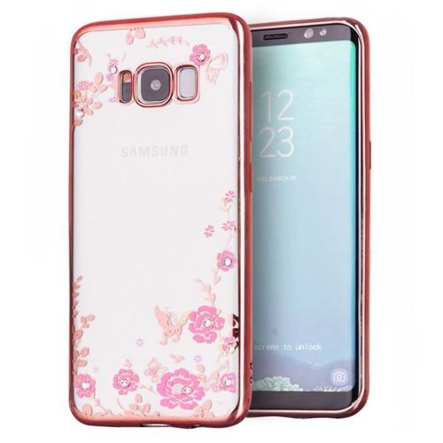 Bloomy Case designerskie etui żelowy pokrowiec Samsung Galaxy S8 G950 różowy