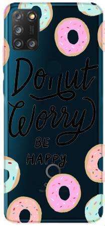 Boho Case Alcatel 3X 2020 donut worry be happy