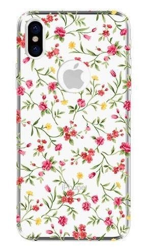 Boho Case Apple Iphone X malutkie kwiatuszki