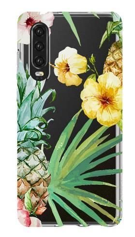 Boho Case Huawei P30 kwiaty i ananasy
