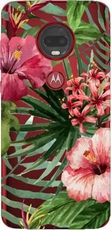 Boho Case Motorola Moto G7 / Moto G7 Plus Kwiaty tropikalne