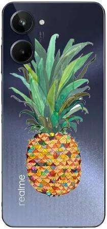 Boho Case Realme 10 4G kolorowy ananas