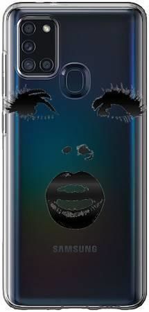 Boho Case Samsung Galaxy A21s usta oczy nos