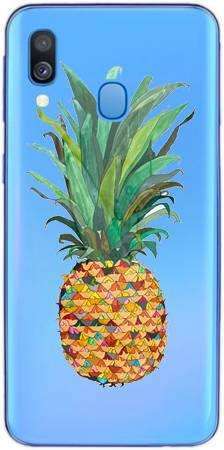 Boho Case Samsung Galaxy A40 kolorowy ananas