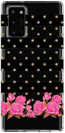 Boho Case Samsung Galaxy Note 20 polka i kwiaki