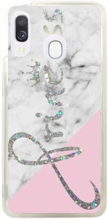 Brokat Case Samsung Galaxy A40 marmurowe princess