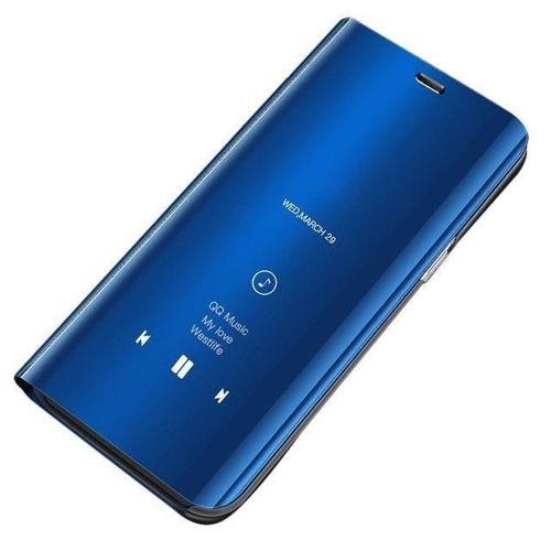 Clear View Case futerał etui z klapką Huawei P20 Lite niebieski