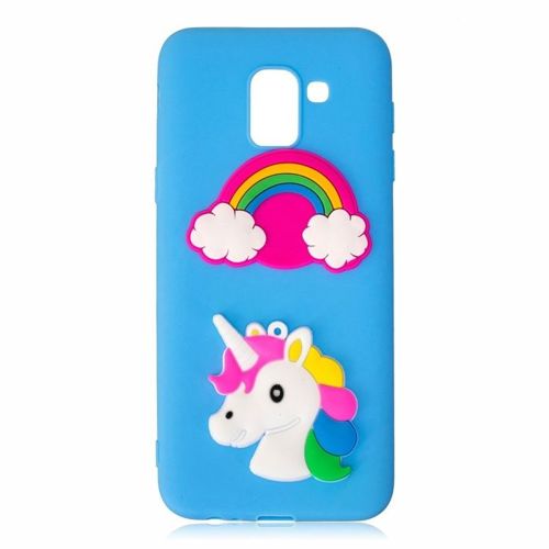 Etui 3D Samsung J6 2018 Unicorn and rainbow