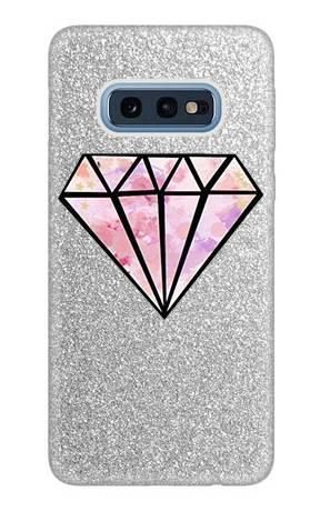 Etui Brokat SHINING różowy diament na Samsung Galaxy S10e