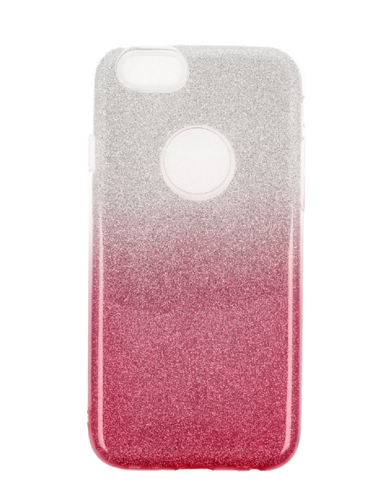 Etui Glitter IPHONE 6 srebrno-różowe 
