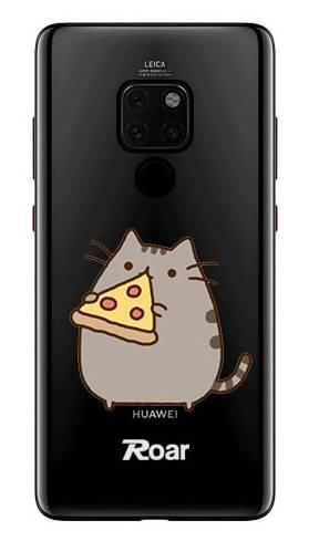 Etui ROAR JELLY koteł z pizzą na Huawei Mate 20