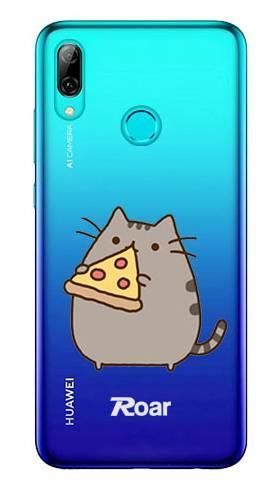 Etui ROAR JELLY koteł z pizzą na Huawei P Smart 2019