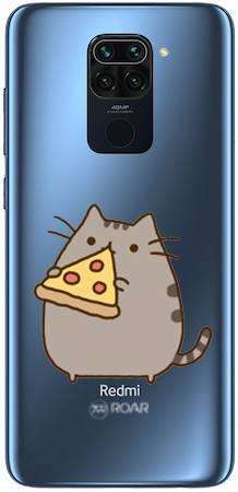 Etui ROAR JELLY koteł z pizzą na Xiaomi Redmi NOTE 9