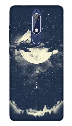 Etui ROAR JELLY księżyc na Nokia 5.1