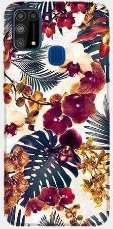 Etui ROAR JELLY tropikalne kwiaty na Samsung Galaxy M31s