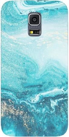 Etui ROAR JELLY turkusowy marmur na Samsung Galaxy S5
