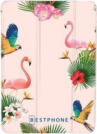 Etui SMARTCASE TPU tropikalne flamingi na Lenovo Tab M7 7"