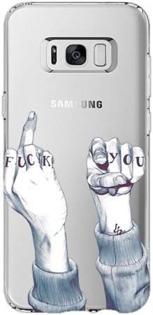 Etui SPIGEN Liquid Crystal fuck you na Samsung Galaxy S8