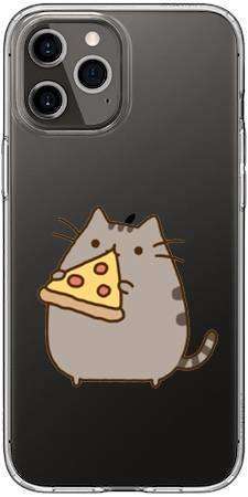 Etui SPIGEN Liquid Crystal koteł z pizzą na Apple iPhone 12 PRO MAX