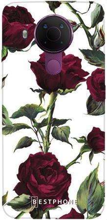Etui czerwone róże na Nokia 5.4