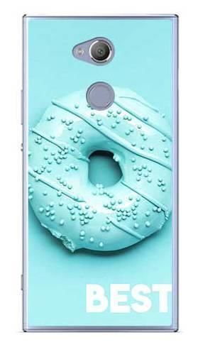 Etui dla przyjaciół friends donut niebieski na Sony Xperia Xa2 Ultra