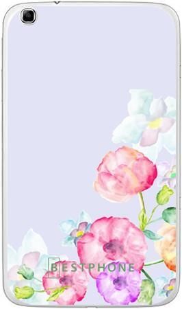 Etui kwiatowe akwarele na Samsung Galaxy Tab 3 8" T310