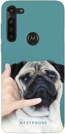 Etui mops call me na Motorola MOTO G8 POWER