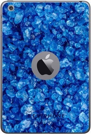 Etui niebieskie kryształy na Apple iPad Mini