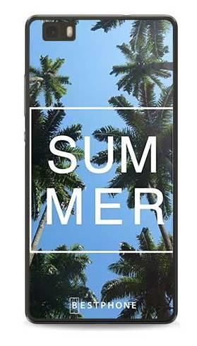 Etui palmy summer na Huawei P8 Lite