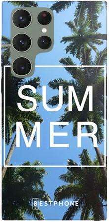 Etui palmy summer na Samsung Galaxy S23 Ultra