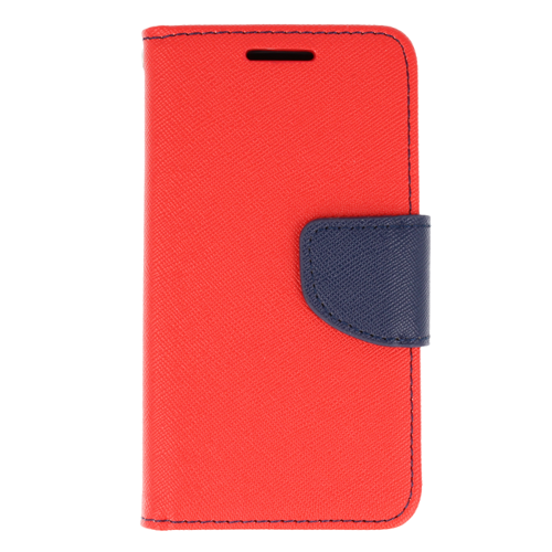 Etui portfel Fancy SAMSUNG A8+ 2018 czerwony