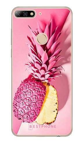Etui pudrowy ananas na Huawei Y7 2018 Prime