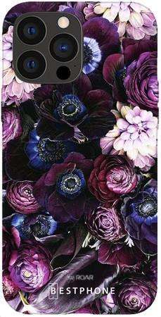 Etui purpurowa kompozycja kwiatowa na Apple iPhone 13 PRO MAX