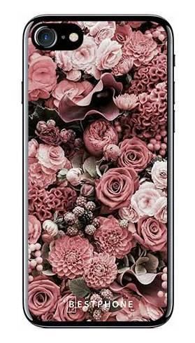 Etui różowa kompozycja kwiatowa na Apple iPhone 7 / iPhone 8 / iPhone SE 2020 / iPhone SE 2022