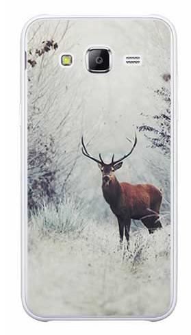Etui świąteczne zimowy łoś na Samsung Galaxy J5