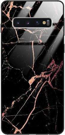 Etui szklane GLASS CASE marmur rose gold  Samsung Galaxy S10 