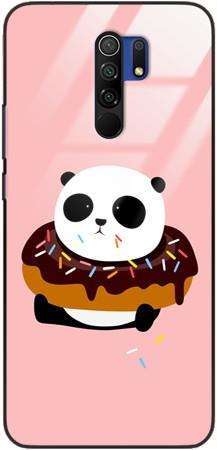 Etui szklane GLASS CASE panda w pączku  Xiaomi Redmi 9 