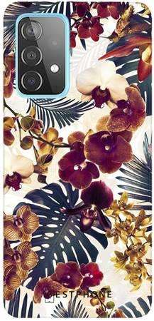 Etui tropikalne kwiaty na Samsung Galaxy A52 5G