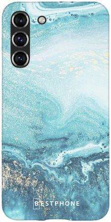 Etui turkusowy marmur na Samsung Galaxy S22