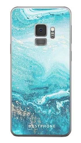 Etui turkusowy marmur na Samsung Galaxy S9