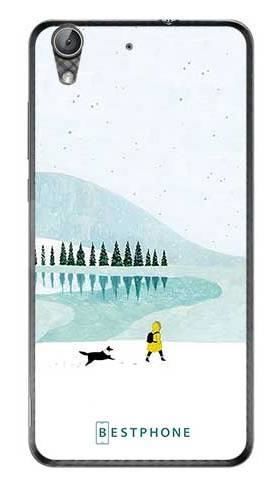 Etui zimowy spacer na Huawei Y6 II