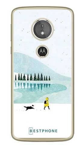 Etui zimowy spacer na Motorola Moto E5