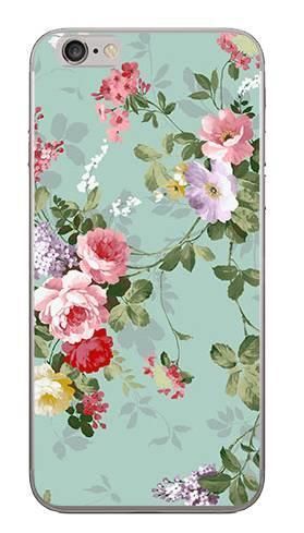 Foto Case Apple iPhone 6 zielone kwiatki