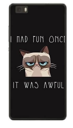 Foto Case Huawei Ascend P8 LITE grumpy cat