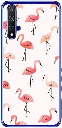Foto Case Huawei Honor 20 / Nova 5T różowe flamingi