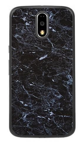 Foto Case Motorola MOTO G4 czarny marmur