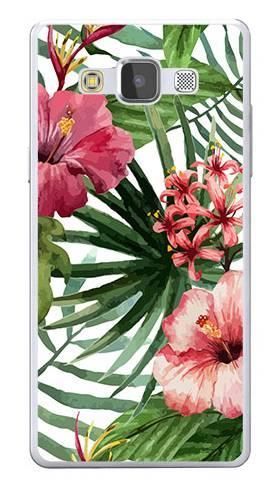 Foto Case Samsung GALAXY A5 kwiaty tropikalne