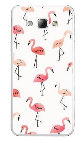 Foto Case Samsung GALAXY A8 różowe flamingi